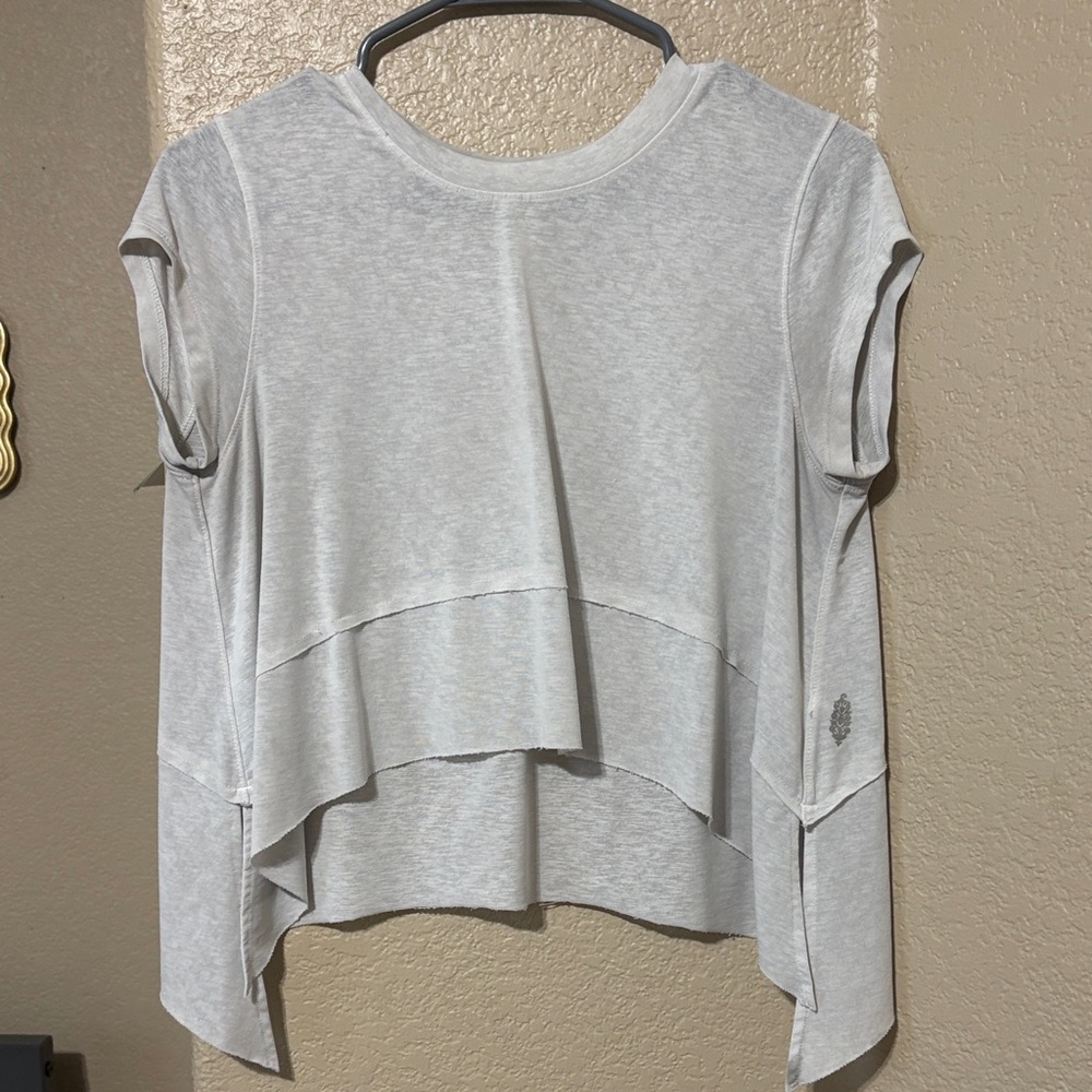 white free people movement shirt